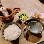 焼肉 バー サンライズ - 壺漬けハラミ定食
