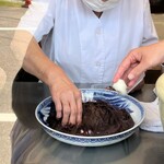 橋本屋綾部ぼたもち店 - 餡子まぶし中
