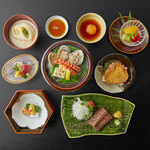 Celebration/meeting Kaiseki Kagoshima Kurobuta pork Sukiyaki 7 dishes total 5,500 yen (service charge not included)