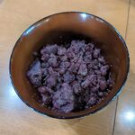 手打ち十割八丁 - 蕎麦寒天と小豆シャーベット