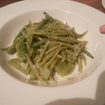 バジリコペーストのトロフィエ