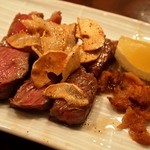 Natarou - 北海道日高の「三石牛」のステーキ