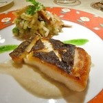 ル・ジャルダン・デ・サヴール - 石ガレイのポワレと松茸