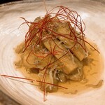 豆腐料理 空野 - 茄子の揚げ浸しᕙ( ˙꒳​˙  )ᕗ