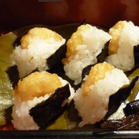 竜むら - えび天むすと銀だら幽庵焼き御膳（アップ）