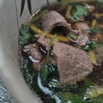 そば処 東南屋 - 鴨肉に火が通り過ぎてる(泣)。