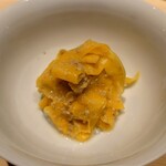 温石 - サラダカボチャ、コリンキーの胡麻和え