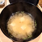 温石 - 豆腐の味噌汁