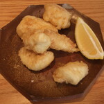 Trattoria il pirata - ふぐとトウモロコシの揚げもの