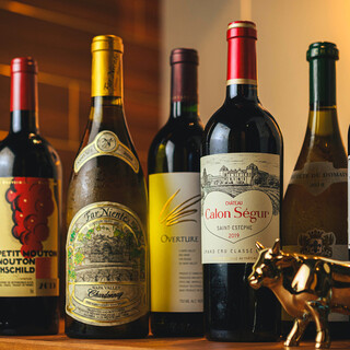 肉と相性抜群！！厳選ワインを多数ご用意！！