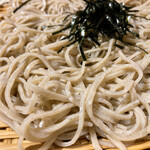 十割そば じゅうべえ - ざる蕎麦のアップ