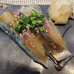 玄海鮨 - サバにぎり ２貫