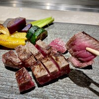 鉄板焼 ステーキ 北野坂 - 