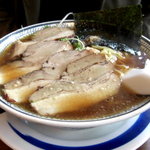 丸源 - 醤油チャーシュー麺大盛り