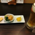 立ち飲み居酒屋 さくら - 生ビールセット500円