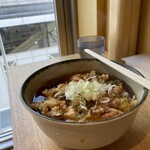 峠の釜めし おぎのや - 天玉そば