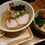 麺処 天川 - 冷やし塩&週末限定ミニ丼♪