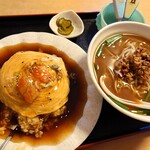 温馨 - 天津飯+台湾味噌ラーメン