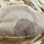 ラーメン もっけだの - 『朝食セット(ラーメン)+ニンニク』の『ラーメンニンニク』の豚