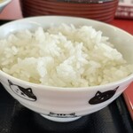 ラーメン もっけだの - 『朝食セット』の『無限ライス(1杯目)』