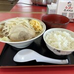 ラーメン もっけだの - 『朝食セット(ラーメン)+ニンニク』