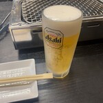 焼肉 ゆん - ドリンク写真:生ビール