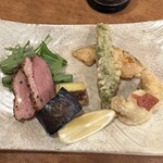 おでん処 大酉茶屋 - 鴨肉のロースト他