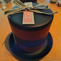 和田倉 - 竹翠の三段重、一見小さく見える