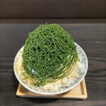 珈琲屋らんぷ - 抹茶白玉モンブランかき氷