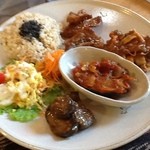 ドッグ&ベジレストラン トゥルシー - 2013/09 玄米プレートランチ（ベジタブルスープ付き）1,100円