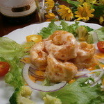 Shrimp Tempura with mayonnaise