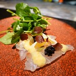 沙龍 - 愛知天然鱸 日向夏 山椒マスタード