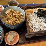 そば処 唯 - かき揚げ丼とおそば