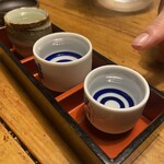 会津 田舎家 - 日本酒飲み比べ　会津の日本酒うまいねえ