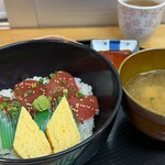 朝市食堂　しょう家 - 鮪づけ丼 550円。