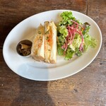 コマザワ パーク カフェ - 卵のサンドウィッチ