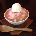 あんから庵 - 桃カキ氷
