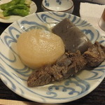 はくしか - 大根、こんにゃく、すじ