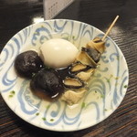 はくしか - 玉子、しいたけ、さざえ