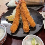 Tonkatsu Murahachi - ジャンボ海老フライ定食