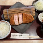 とんかつ むら八 - 極上厚切佐助豚ロースかつ定食