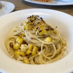 リトルネスト - 焼きとうもろこしのペペロンチーノ