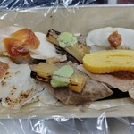 三咲羽や - 肉にぎり三種盛