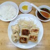 大福 - げんこつ餃子定食、ご飯大盛り