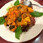 大阪ハラルムガル - 冷製野菜ジャルフレジ
      野菜のドライカレー風味…ここでもお野菜たくさん