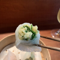 中國菜 奈良町 枸杞 - 海老ニラの蒸し餃子