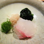 神楽坂 石かわ - 鯛のおつくり