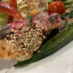 焼菓子家 泉 - 銀鮭ごま青しそ衣ソテー