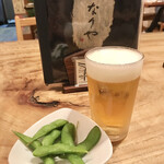 いなりや - 最近は暑くて、まず一杯。飲んでしまう…