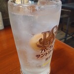 お食事処ちゃちゃ - 梅干し酎ハイ495円